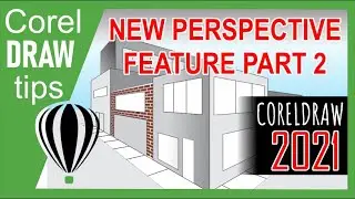 #coreldraw2021 New perspective tool in CorelDraw 2021 Part 2 of 2