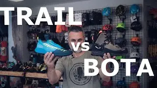 Trail vs bota de montaña