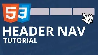 Header Nav Bar Tutorial CSS & HTML