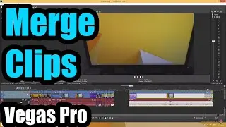 How to Merge (Nest) all Clips in Vegas Pro
