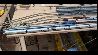 Automatischerter Zugverkehr inklusive JR 500 Shinkansen und ICE 4 mit der Märklin CS3+ Spur N (4K).