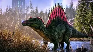 Found 135 Level spino Ark redwood survival #1 #redwood #ark