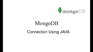 MongoDB Connection using JAVA