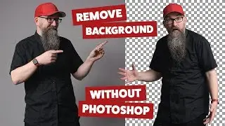 Remove background from image without Photoshop (See description for updated video link)