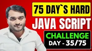 Day-35/75 - Build ToDo List localStorage crud App  | JavaScript ES6 tutorial for beginners in hindi