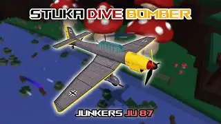 STUKA DIVE BOMBER | JUNKERS JU 87 | How To Make in Roblox Build a Boat!