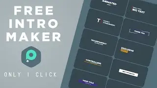 Make Free YouTube Channel Intro in 2 Minutes - Without any Software || Pixelflow intro Maker