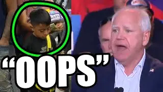 Tim Walz accidently let the truth slip lol... He's so done.