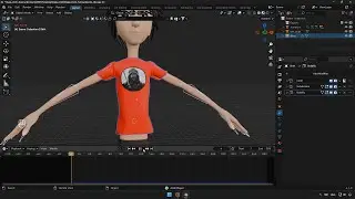 Paint Logo on T Shirt & UV Map & Export mp4 File - Part 3