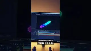 Gradient Blob Text Reveal in After Effects Tutorial 