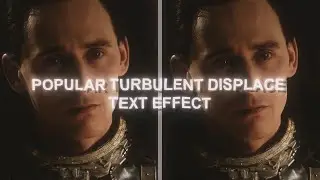 How to Edit Popular Turbulent Displace Text Effect | After Effects Tutorial