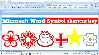 How to create symbol in ms word 2023 | Ms word symbol code