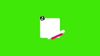 Green Screen Graphics | TikTok stylish lower third | 1080p