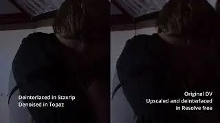 01 Deinterlacing old footage In DavInici Resolve & StaxRip