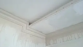 гипсокартонный короб с подсветкой, легкий вариант монтажа. Drywall install.