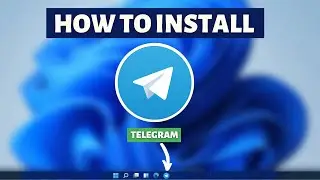 How to install Telegram on Windows 11,10 - Telegram Desktop Installation Tutorial