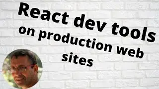 React dev tools on production web sites