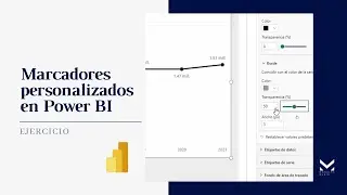 Marcadores Personalizados en gráficos Power BI 📊📈