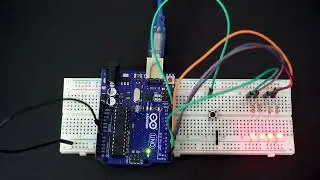 button click and LED Blinking Patterns using Arduino UNO | 