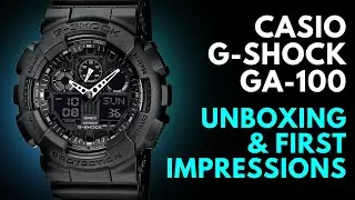 Casio G Shock GA-100 1A1ER Unboxing, Specifications & Initial Thoughts