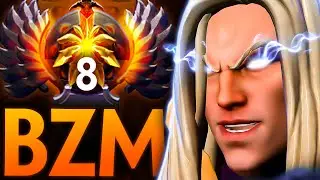 TOP 8 MMR BZM INVOKER EXORT BUILD vs PUCK MID | Dota 2 Invoker