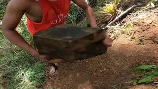 treasure chest found full of diamonds