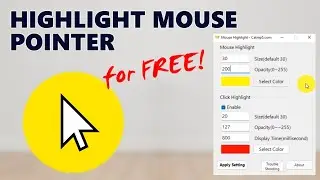 How to Highlight Mouse Pointer on Windows 10 and Windows 11