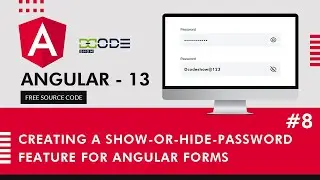 How To Create A Show or Hide Password Feature For Angular Forms