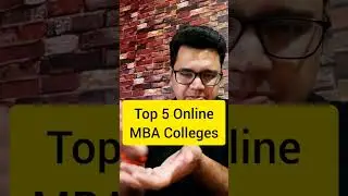 Top 5 Online MBA Colleges 💯✅ 