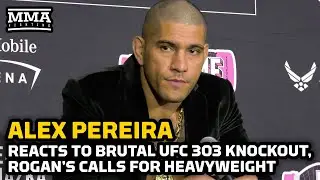 Alex Pereira Noticed UFC 303 KO Opening On Instagram, Talks Heavyweight Move