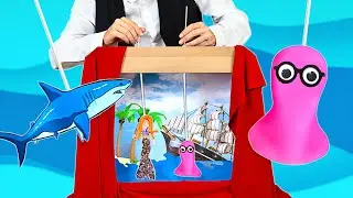 Бумажные поделки в пиратском стиле: кукольный спектакль капитана Сэма «Морское приключение»