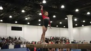 Thi Nguyen 1st Place Beam 9.725 San Diego Classic 2020 Wildfire Gymnast Level 8