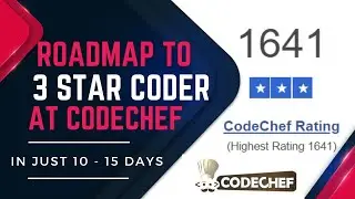 Roadmap to 3 star coder at Codechef | codechef rating system | In just 10 - 15 Days | 2021