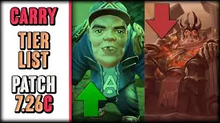 Carry Hero Tier List | Patch 7.26c Dota 2