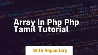 Array in php php tamil tutorial