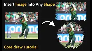 Insert Image into any Shapes in Corel draw with 