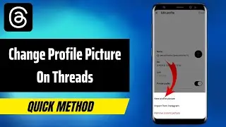 How To Change Your Profile Picture On The Threads App #threads #threadsapp #Change Profile Picture