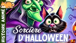🎃 LA SORCIÈRE D'HALLOWEEN 🎃 Histoires et Contes | histoire pour s'endormir | livre animé, fantôme
