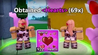 Fastest Way To Get Hearts In Bloxfruits | Valentines Event 💞
