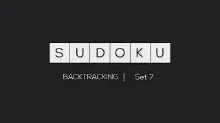 Sudoku (Visualisation) | Backtracking | Set 7 | GeeksforGeeks