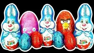 Angry Birds Easter Egg Hunt Kinder Surprise Bunny Population Control Extreme Unwrapping