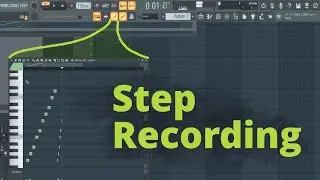 FL Studio 21 - Piano Roll Step Recording