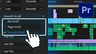 EDIT Faster with this TIMELINE TRICK! (Smooth Scroll in Premiere Pro CC)
