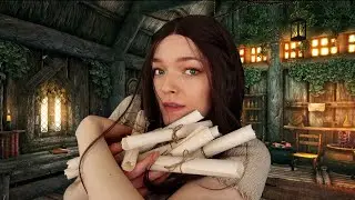 Skyrim ASMR 🏹 Lydia helps you sort your Loot