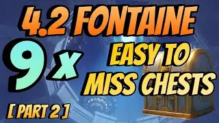 4.2 Fontaine 9 Easy to miss Chests and Puzzles Genshin Impact