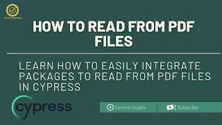 Cypress - Read from PDF files!