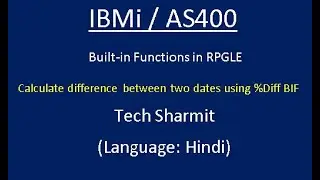 IBMi (AS400) - %Diff Built-in function in 
