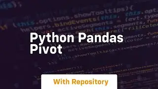 python pandas pivot