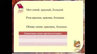 3 четверть  русский язык  № 22 Связь имени прилагательного с именем существительным