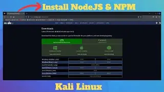 How to Install NODEJS and NPM on Kali Linux